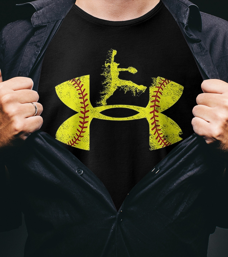 Under Armour Softball Player Jumping T-Shirt