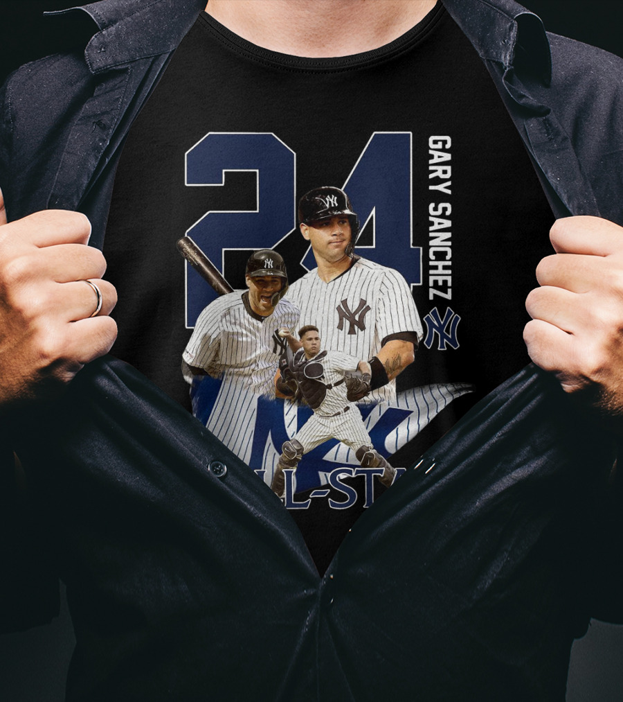 New York Yankees Gary Sanchez 24 All-Star T-Shirt
