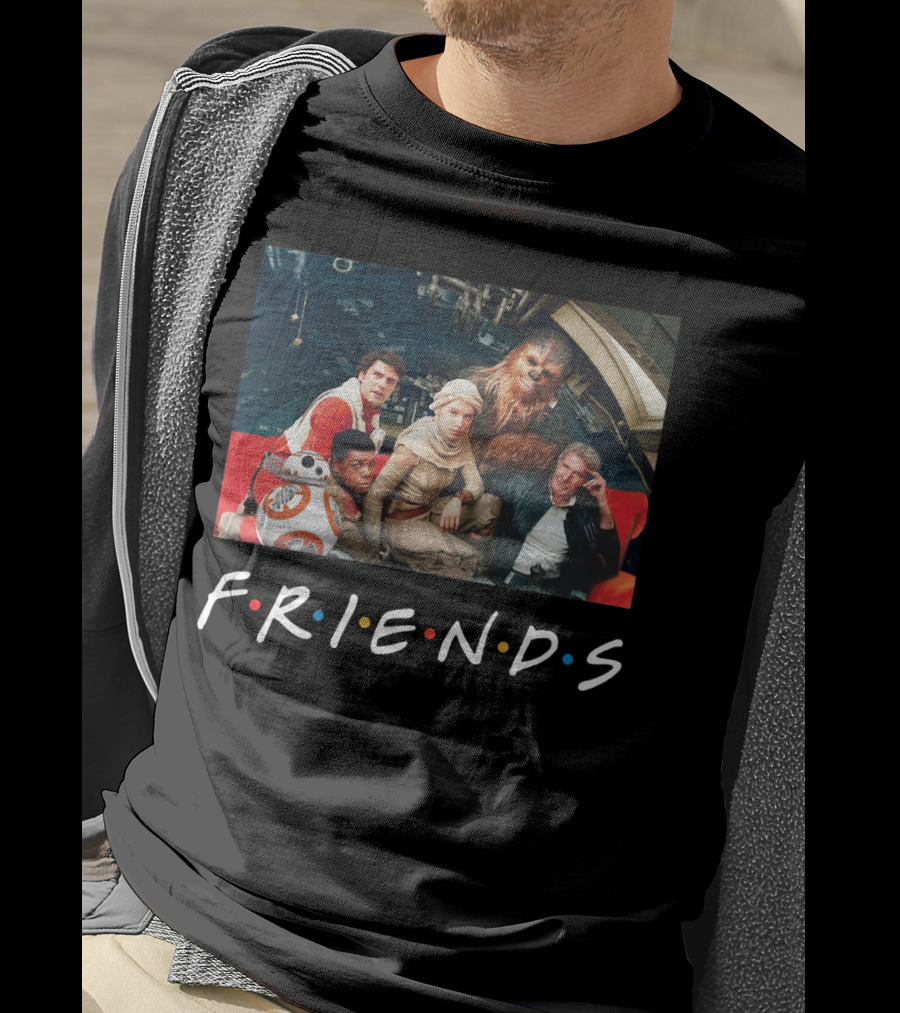 Star Wars Cast In Friends T-Shirt