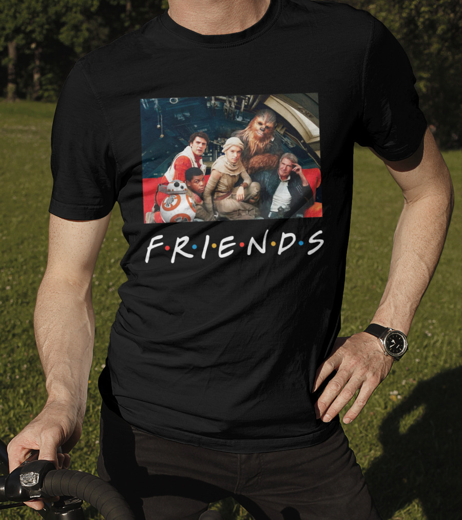 Star Wars Cast In Friends T-Shirt