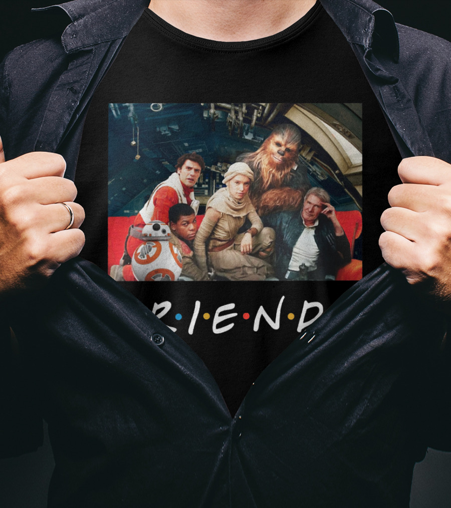 Star Wars Cast In Friends T-Shirt
