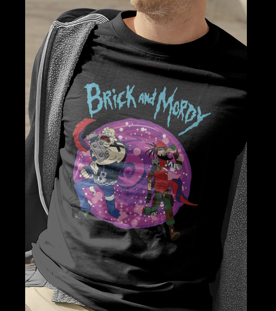 Brick And Moroy Portal Crossover Adventure T-Shirt