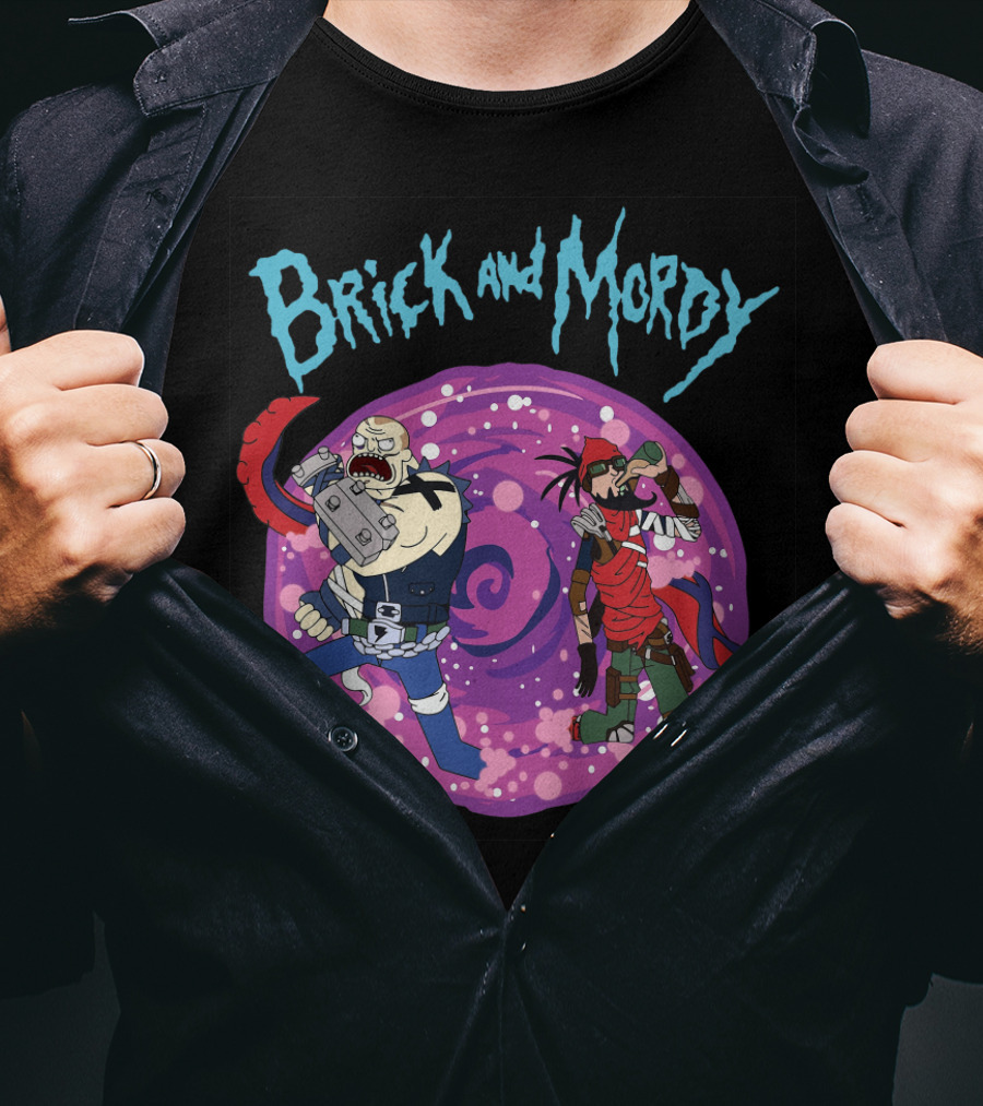 Brick And Moroy Portal Crossover Adventure T-Shirt