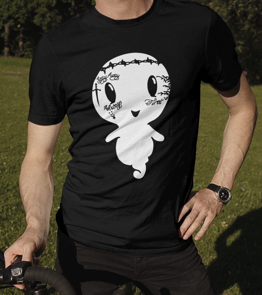 Stay Away Always Tired Ghost Post Malone Tattoo T-Shirt