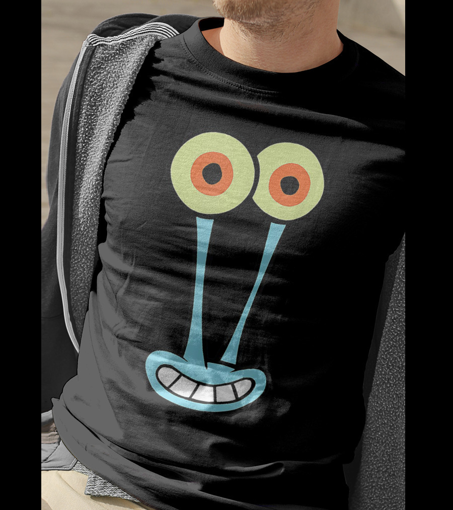 Gary Halloween Snail Cartoon Face Funny Group Costume T-Shirt