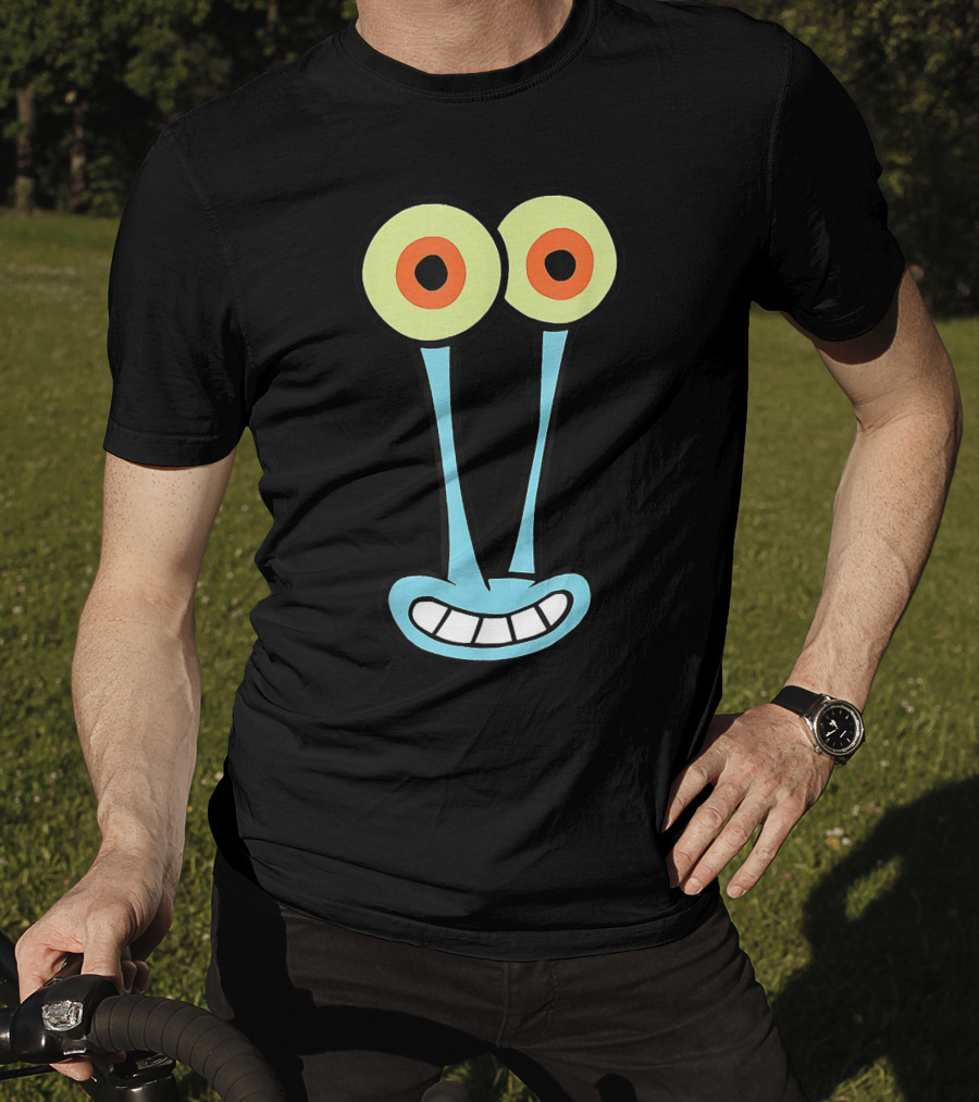 Gary Halloween Snail Cartoon Face Funny Group Costume T-Shirt