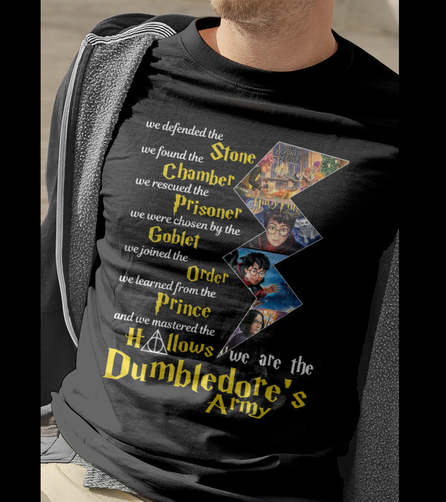 We Defended The Stone Chamber Prisoner Goblet Order Prince Hallows Dumbledore's Army T-Shirt