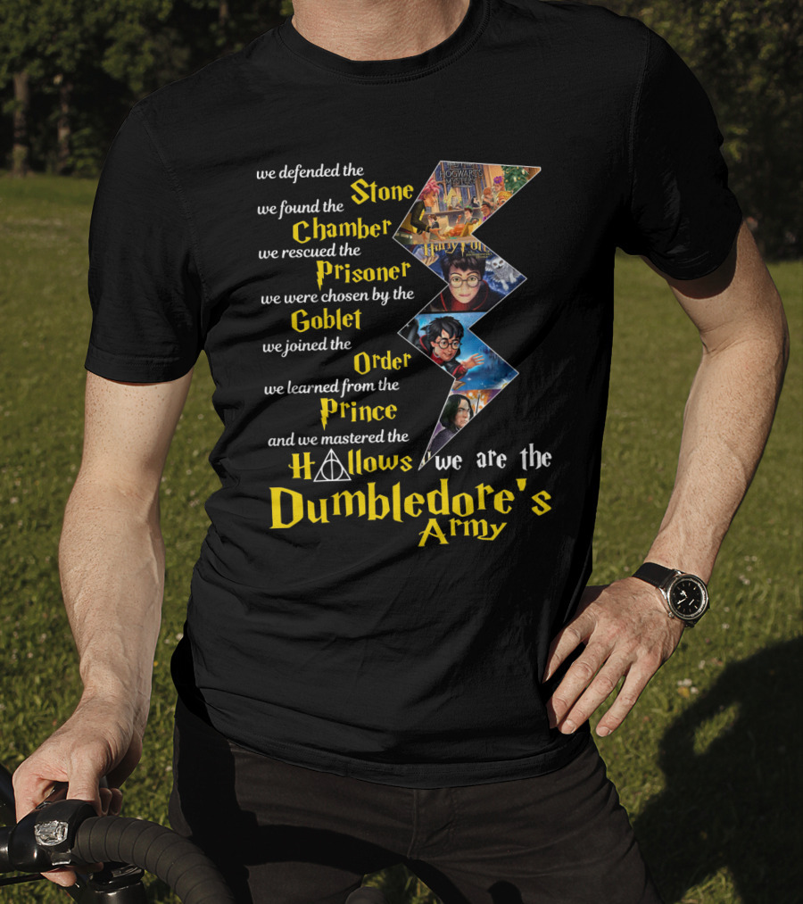 We Defended The Stone Chamber Prisoner Goblet Order Prince Hallows Dumbledore's Army T-Shirt