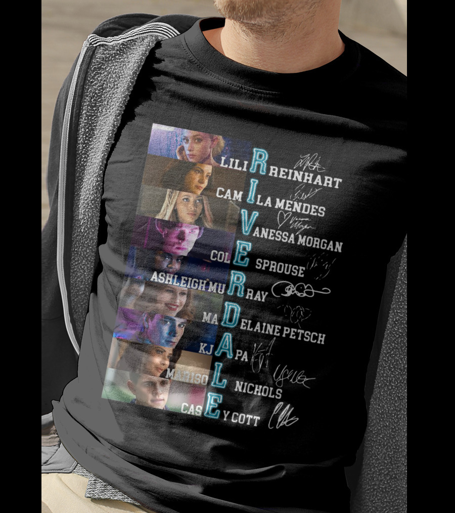 Riverdale Lili Reinhart Camila Mendes Vanessa Morgan Cole Sprouse Ashleigh Murray Madelaine Petsch Kj Apa Marison Nichols Casey Cott T-Shirt