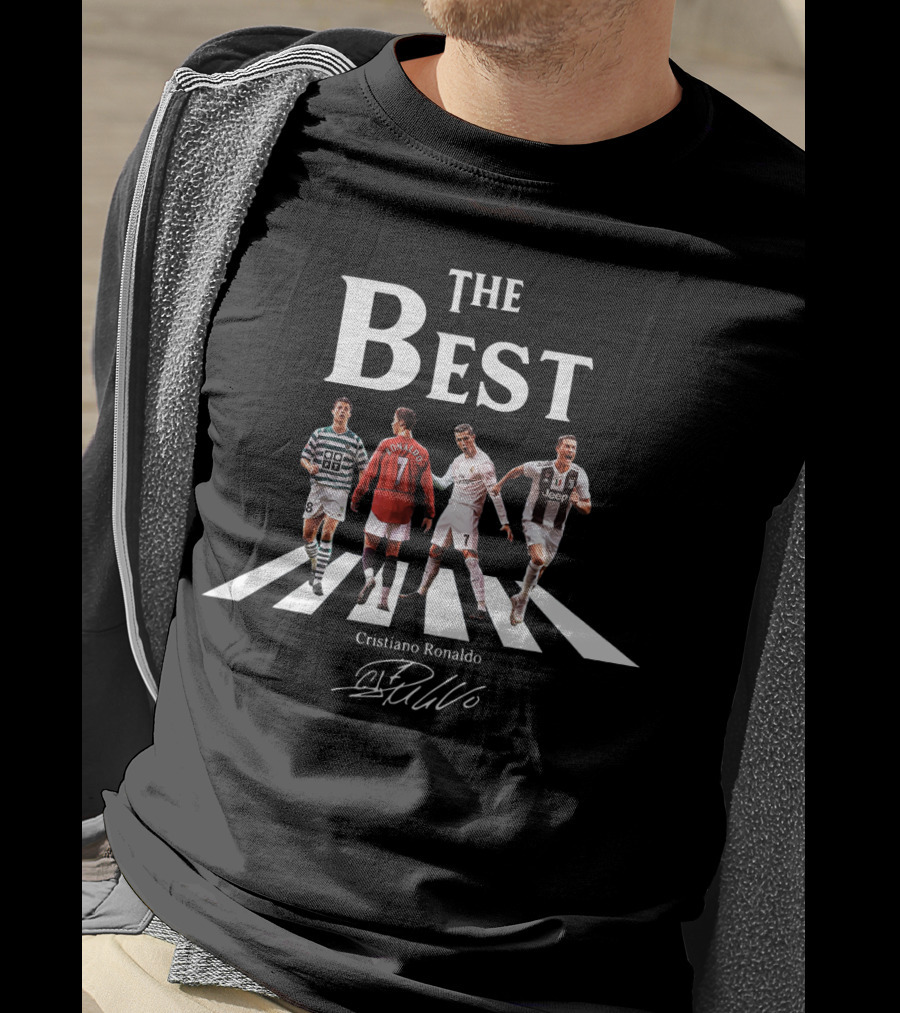 The Best Cristiano Ronaldo Signature Cr7 Legendary Football Moments Crosswalk T-Shirt