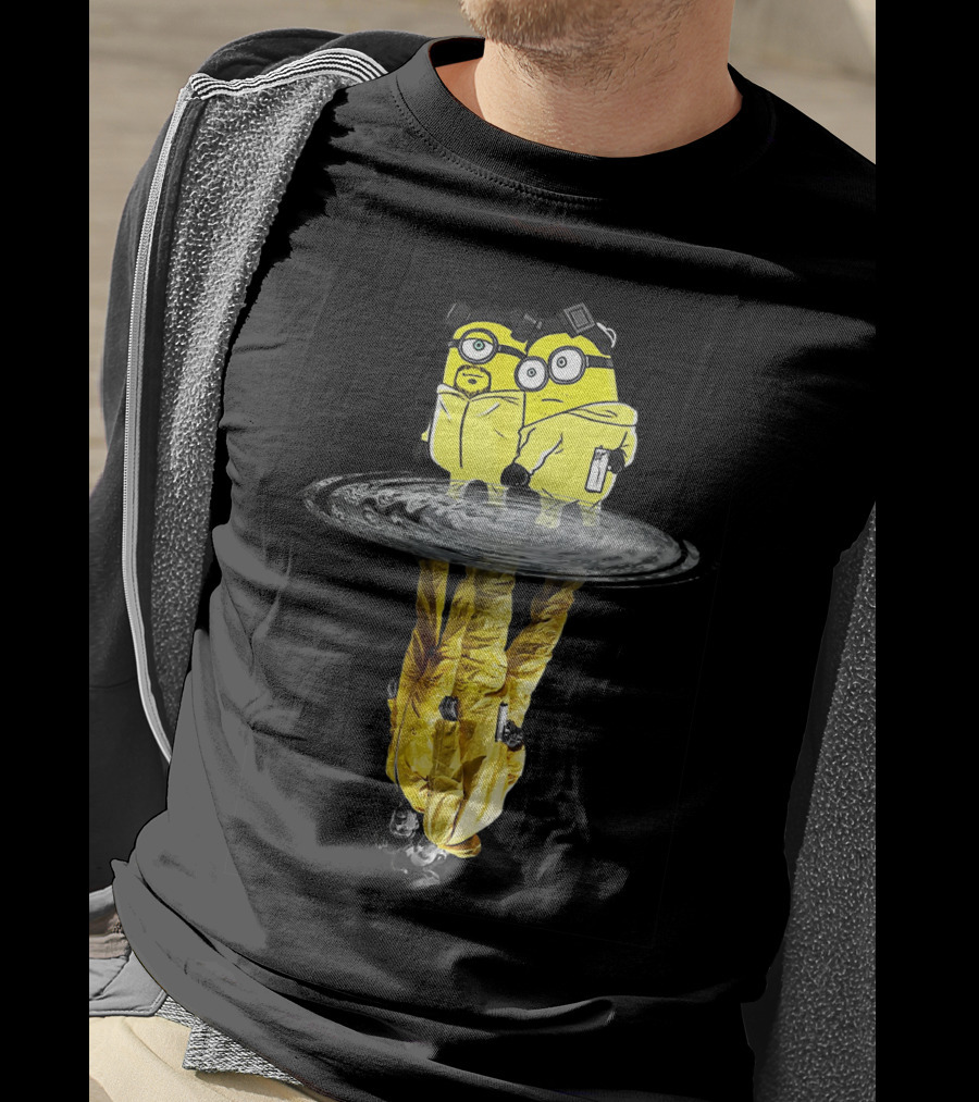 Minion Walter White Jesse Breaking Bad Reflection T-Shirt