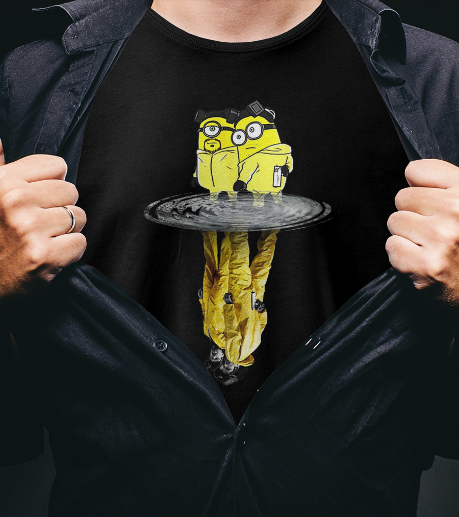 Minion Walter White Jesse Breaking Bad Reflection T-Shirt