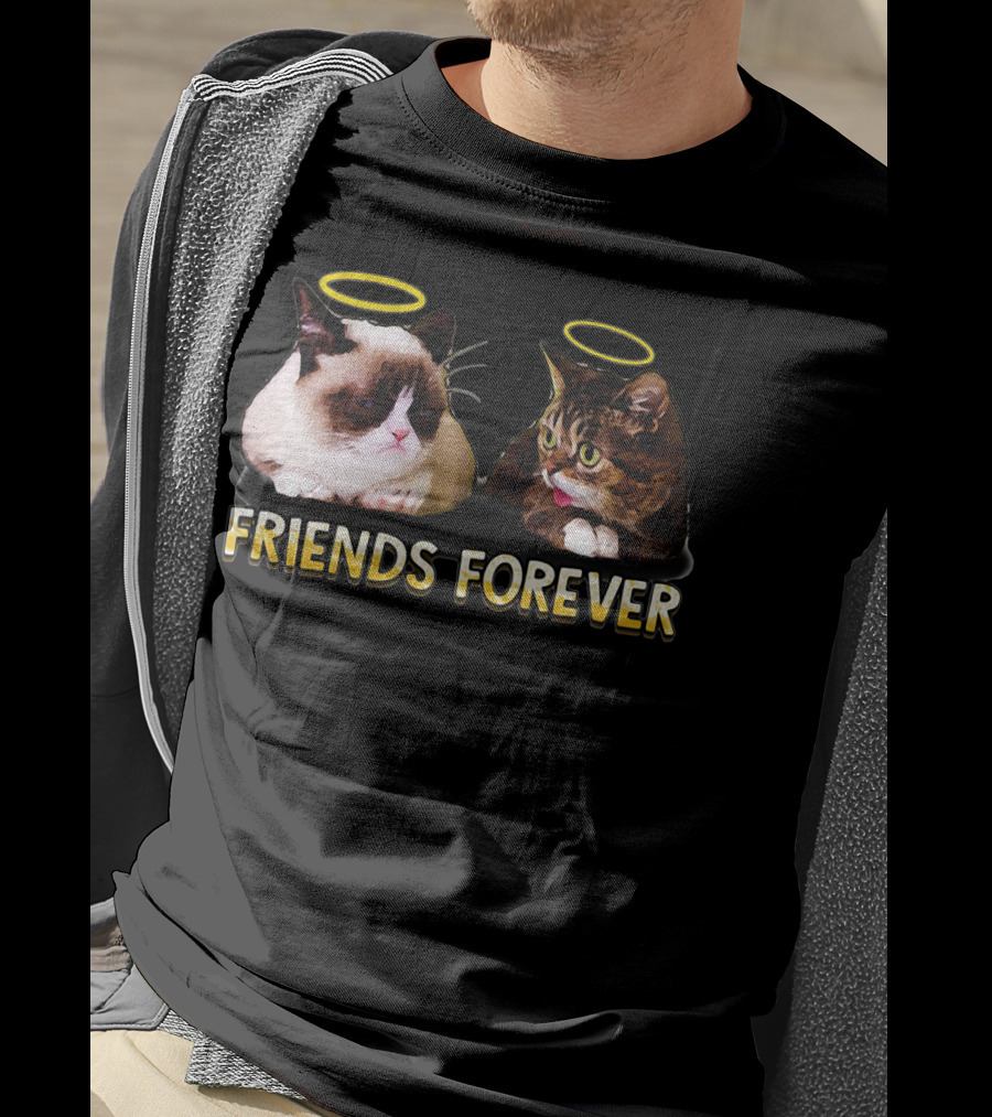 Grumpy Lil Bub Friends Forever T-Shirt