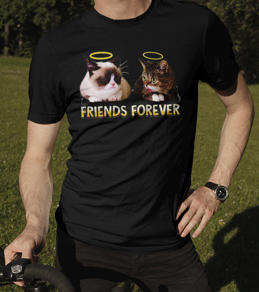 Grumpy Lil Bub Friends Forever T-Shirt