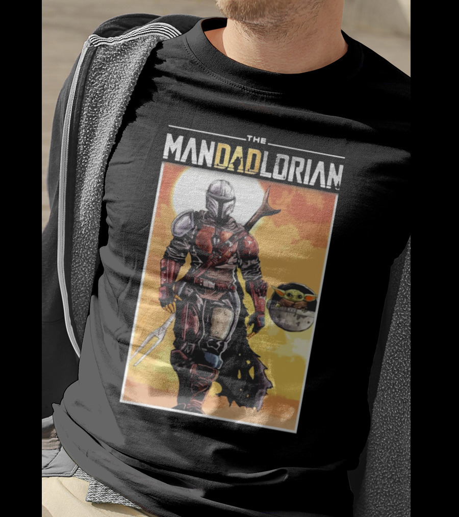 The Mandadlorian Dad Yoda The Mandalorian T-Shirt