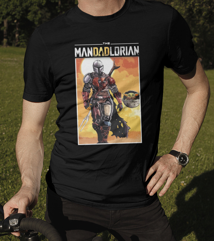 The Mandadlorian Dad Yoda The Mandalorian T-Shirt