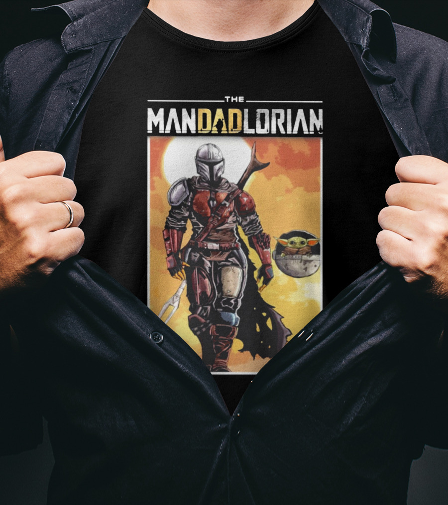 The Mandadlorian Dad Yoda The Mandalorian T-Shirt