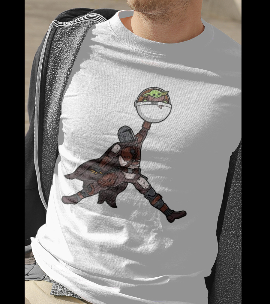 Boba Fett Baby Yoda Air Jordan T-Shirt