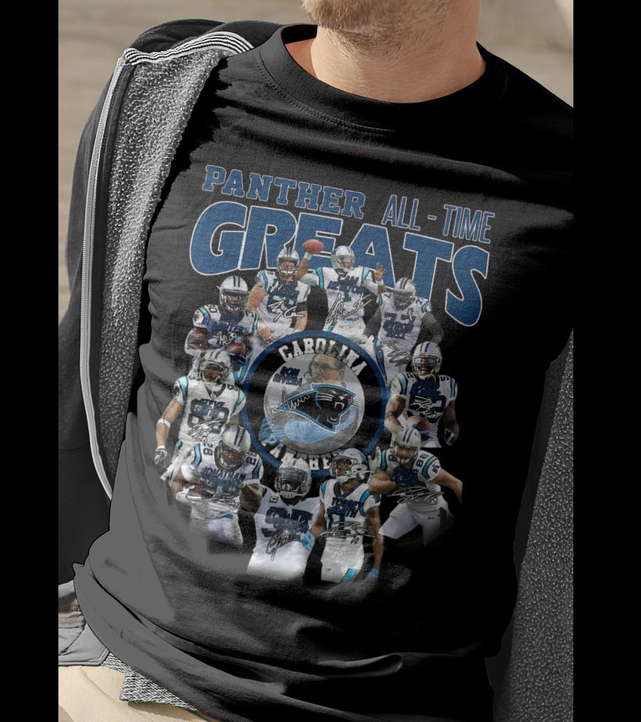Panther All-Time Greats Carolina Panthers T-Shirt