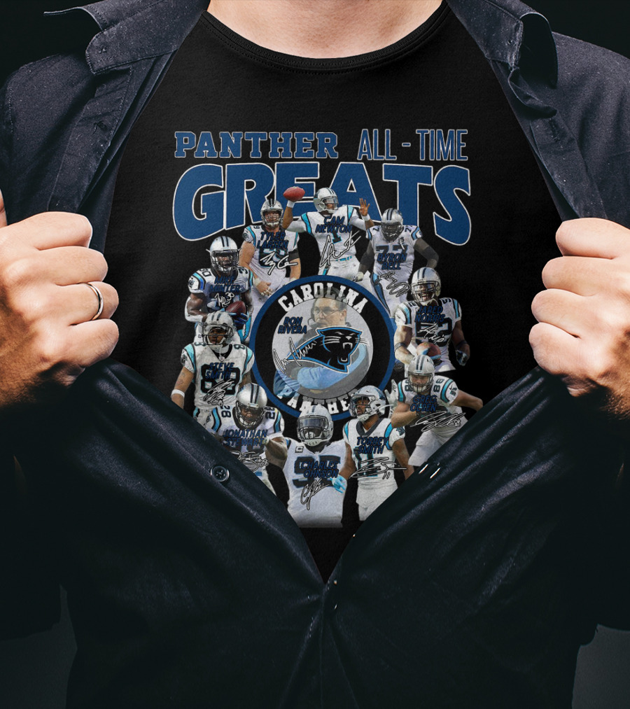 Panther All-Time Greats Carolina Panthers T-Shirt