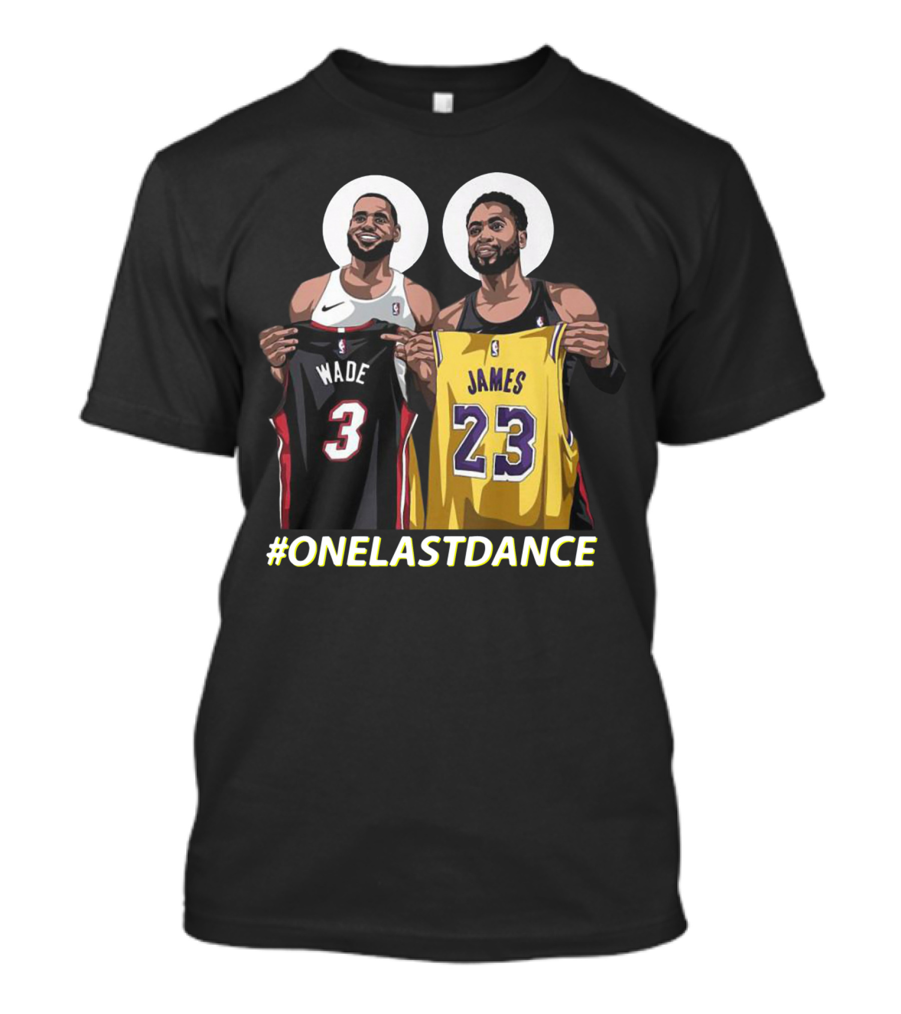 Wade 3 James 23 One Last Dance T-Shirt