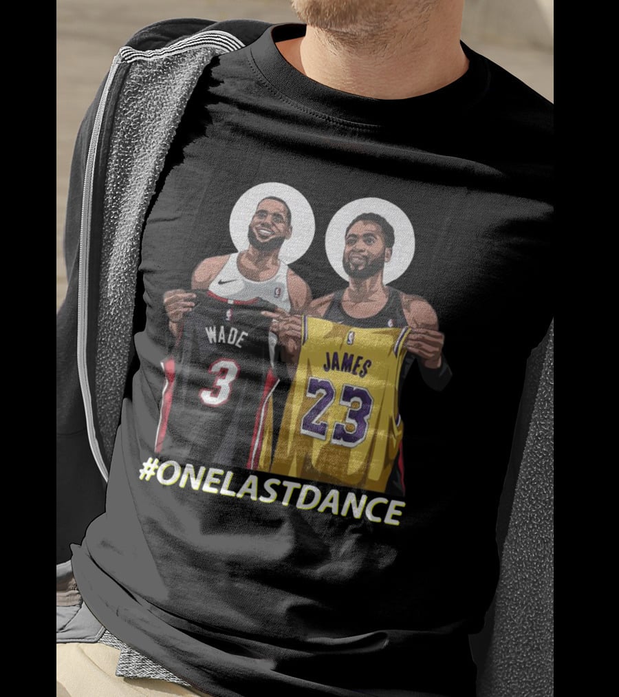 Wade 3 James 23 One Last Dance T-Shirt