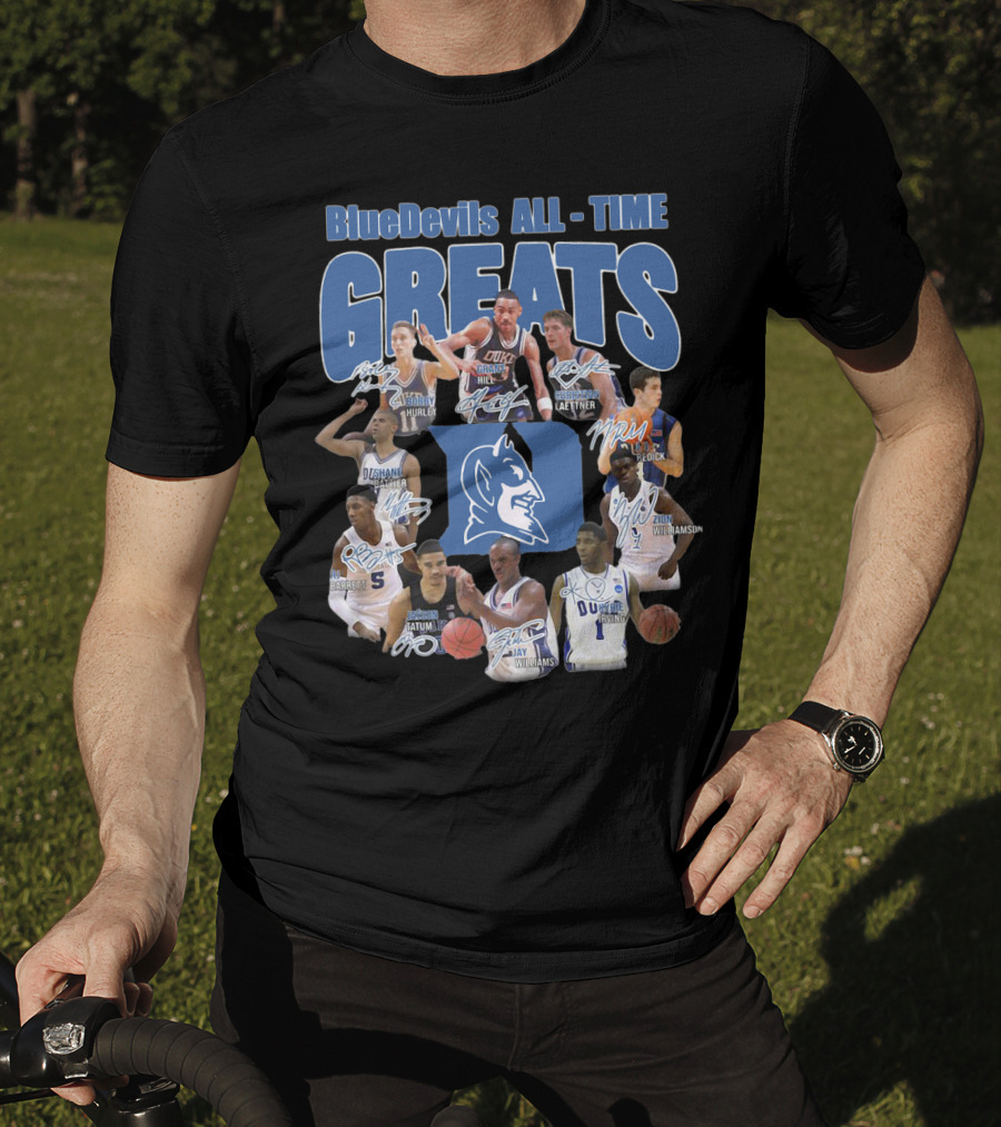 Blue Devils All-Time Greats Duke Basketball T-Shirt