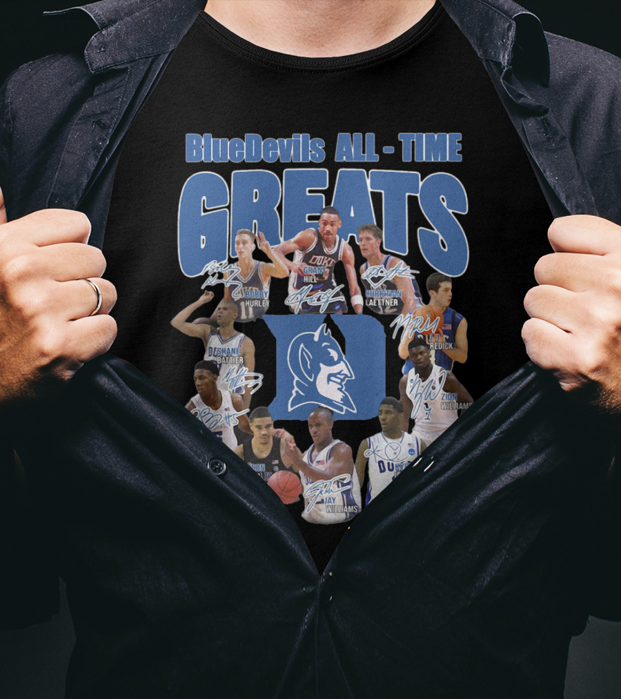 Blue Devils All-Time Greats Duke Basketball T-Shirt