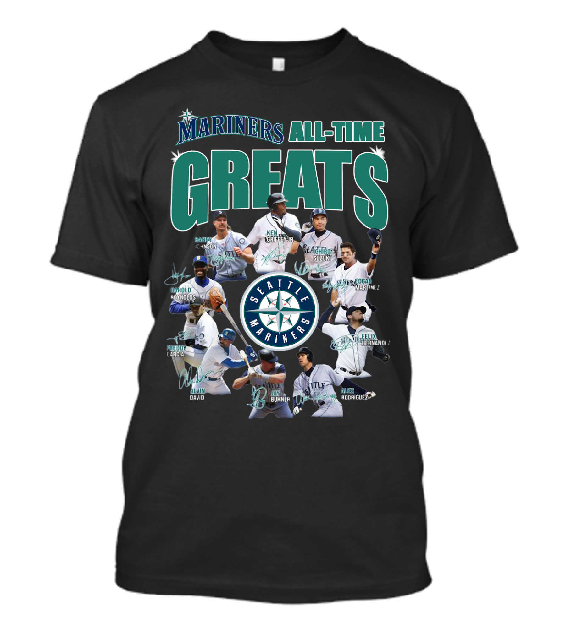 Seattle Mariners All-Time Greats T-Shirt