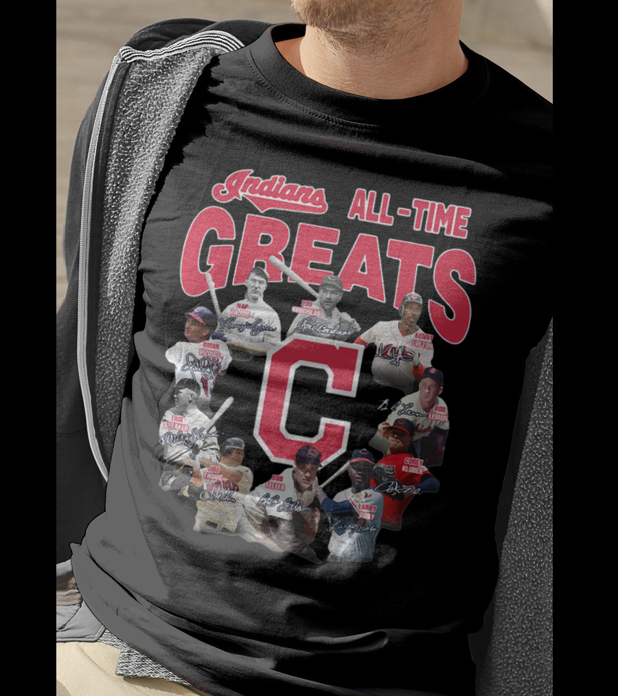 Indians All-Time Greats Cleveland Legends T-Shirt