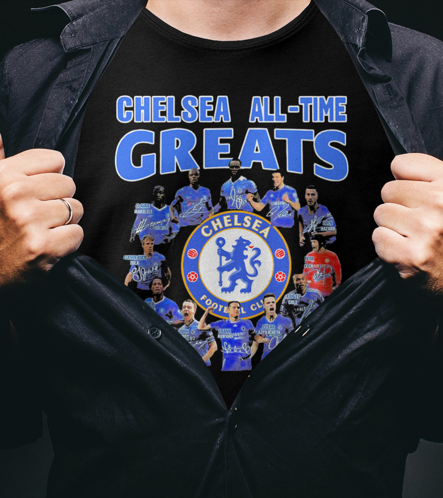 Chelsea All-Time Greats Featuring Legends Of Chelsea Football Club T-Shirt