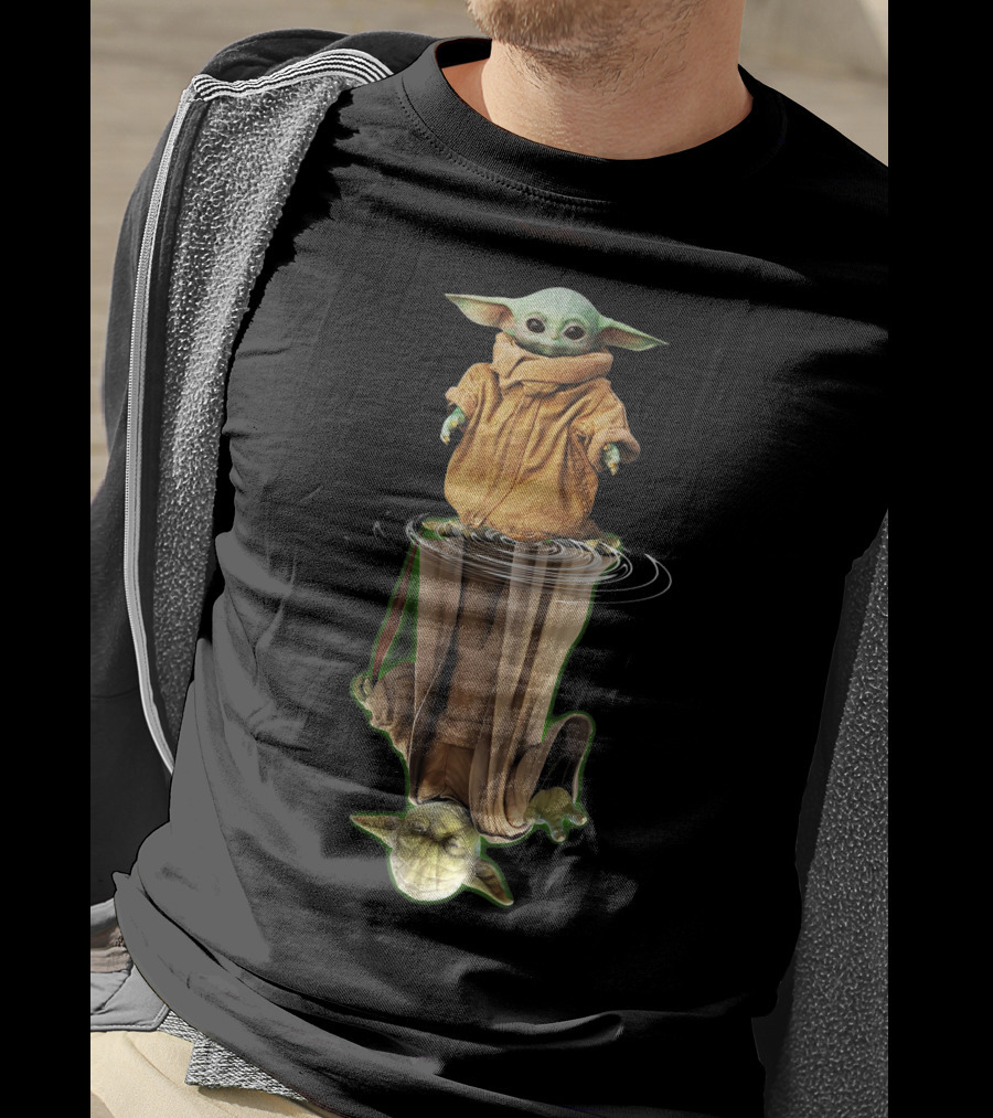 Baby Yoda Reflection Of Master Yoda T-Shirt