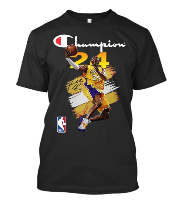Champion NBA Los Angeles Lakers Kobe Bryant #24 T-Shirt