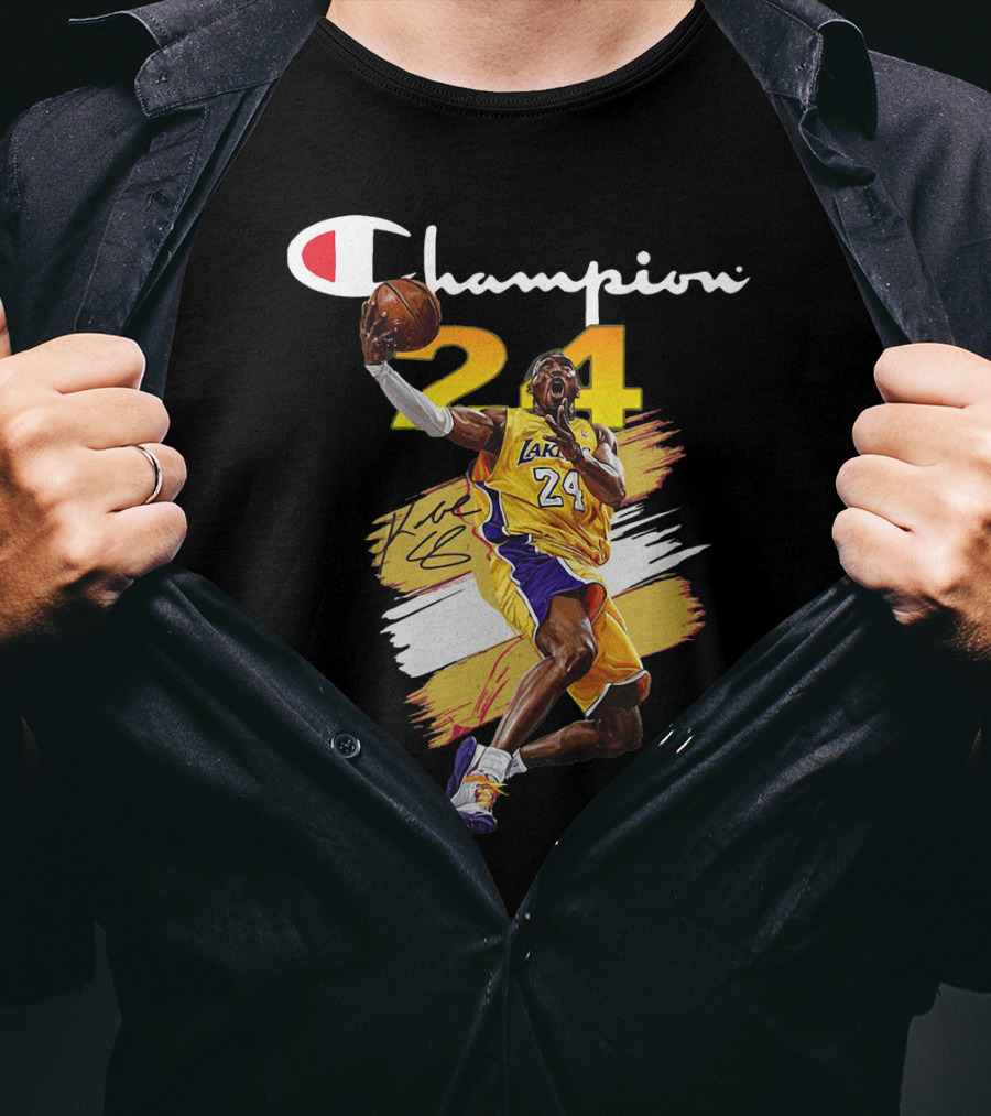 Champion NBA Los Angeles Lakers Kobe Bryant #24 T-Shirt