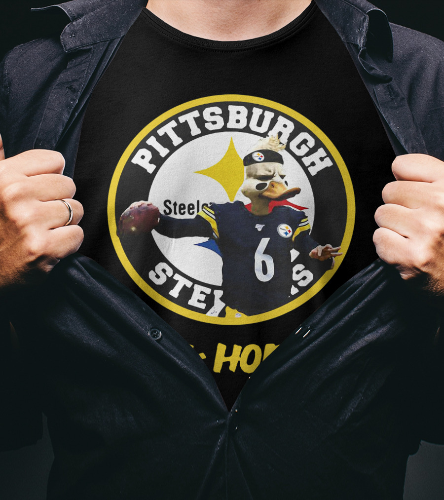 Pittsburgh Steelers Duck Hodges Football T-Shirt