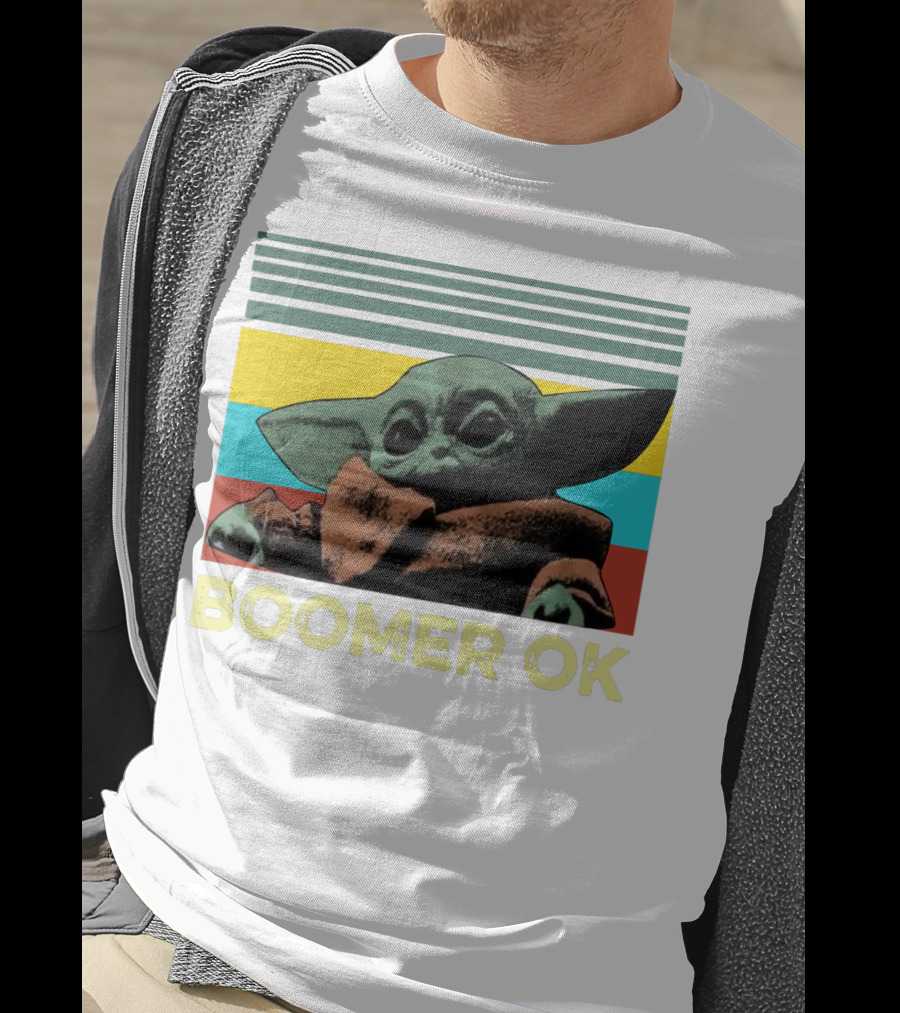 Boomer OK Retro Baby Yoda T-Shirt