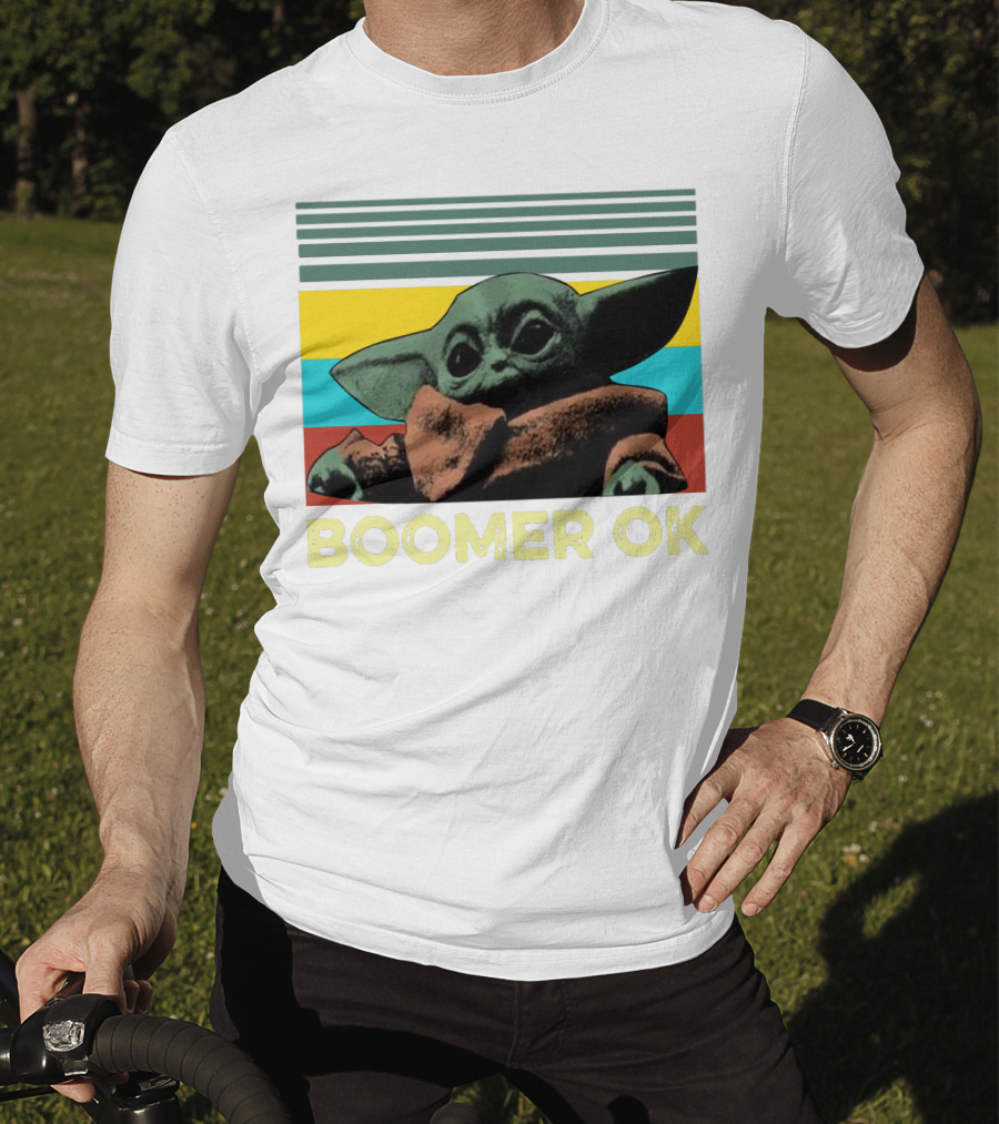 Boomer OK Retro Baby Yoda T-Shirt