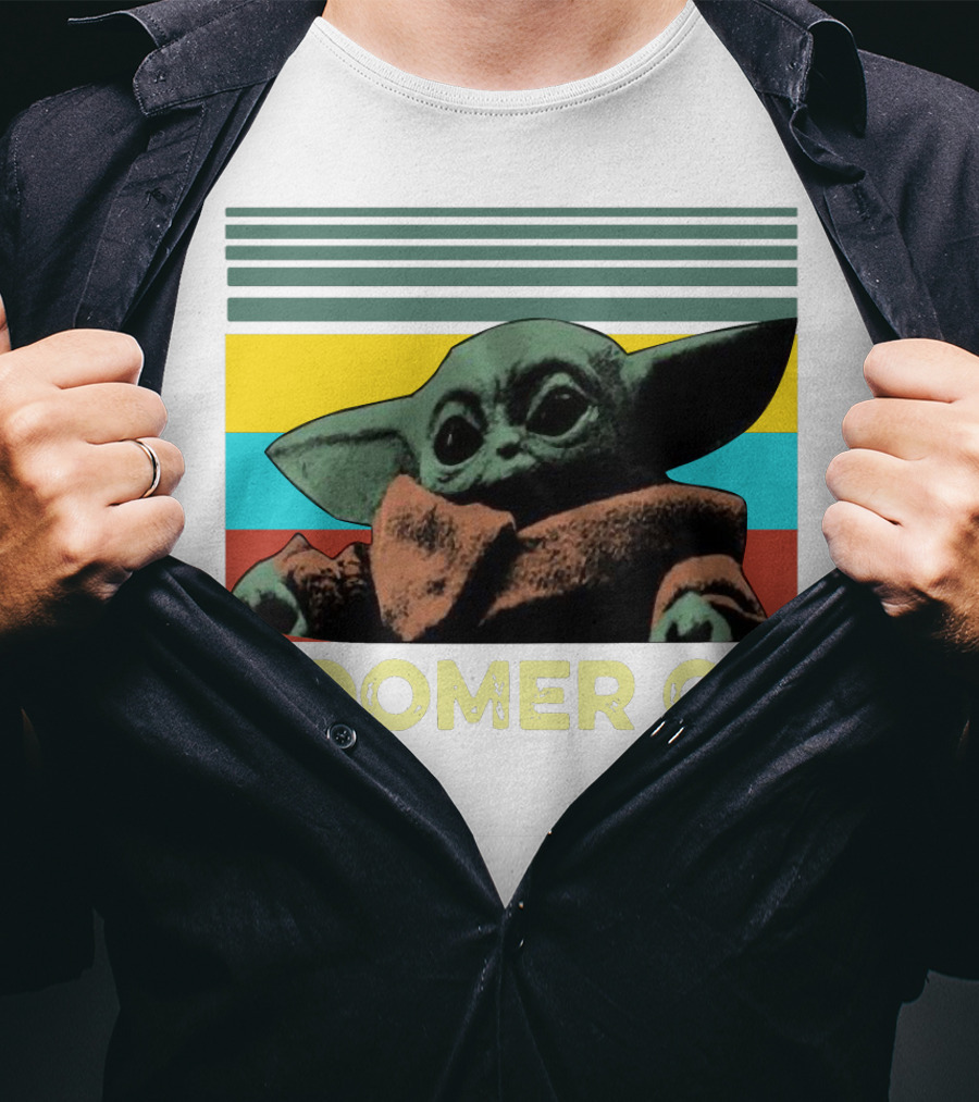 Boomer OK Retro Baby Yoda T-Shirt
