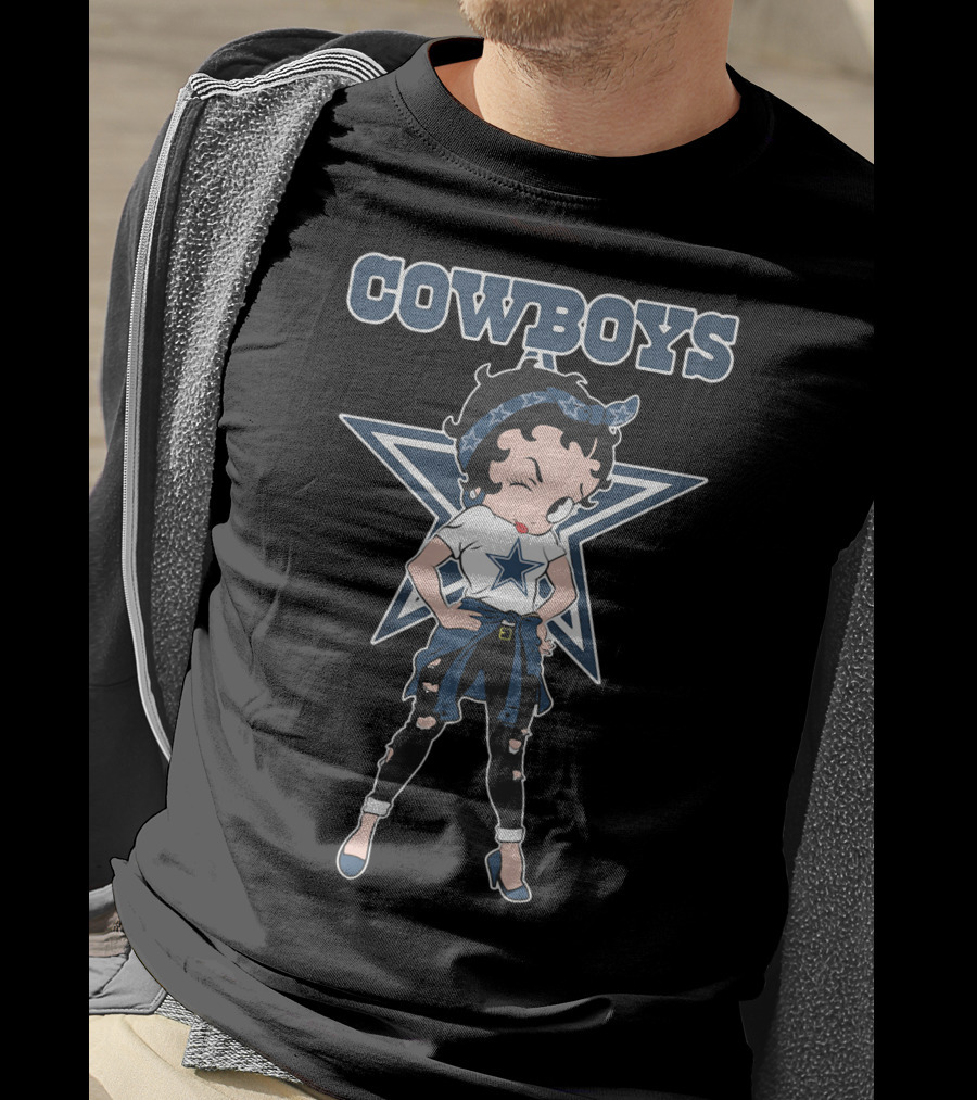 Cowboys Girl With Star T-Shirt