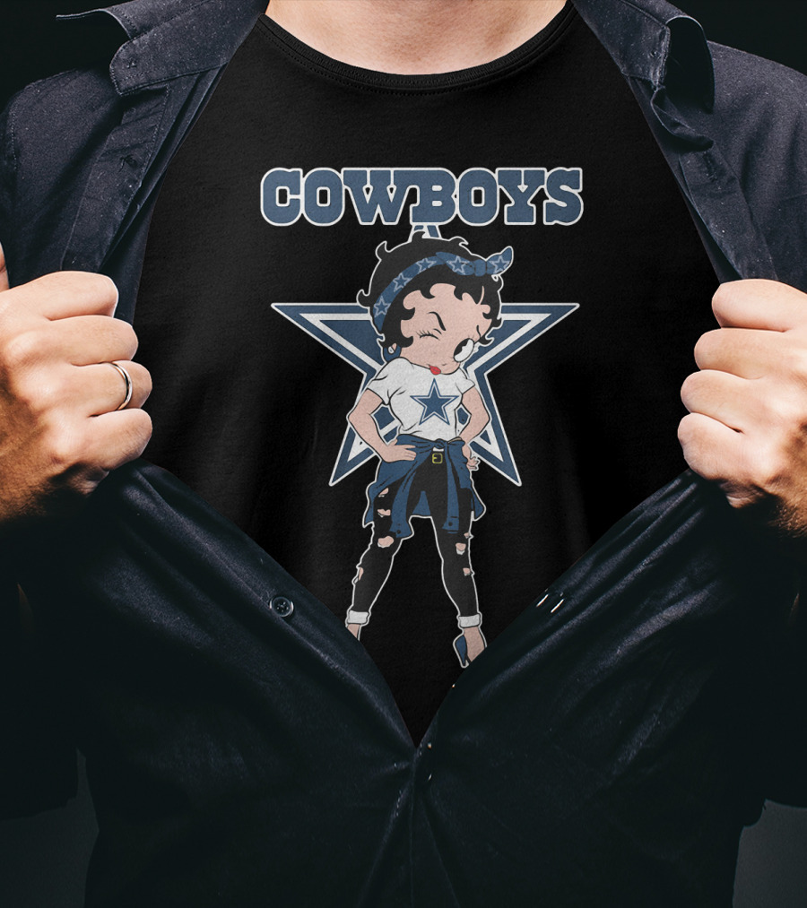 Cowboys Girl With Star T-Shirt