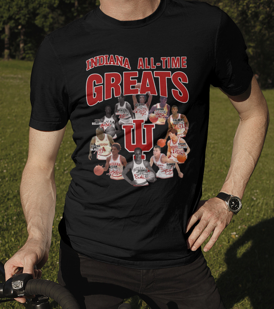 Indiana All-Time Greats IU Basketball Legends T-Shirt
