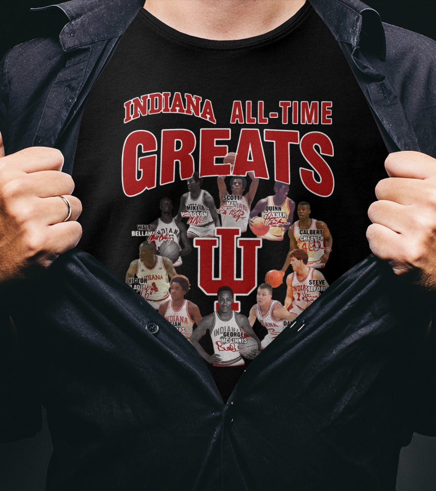 Indiana All-Time Greats IU Basketball Legends T-Shirt