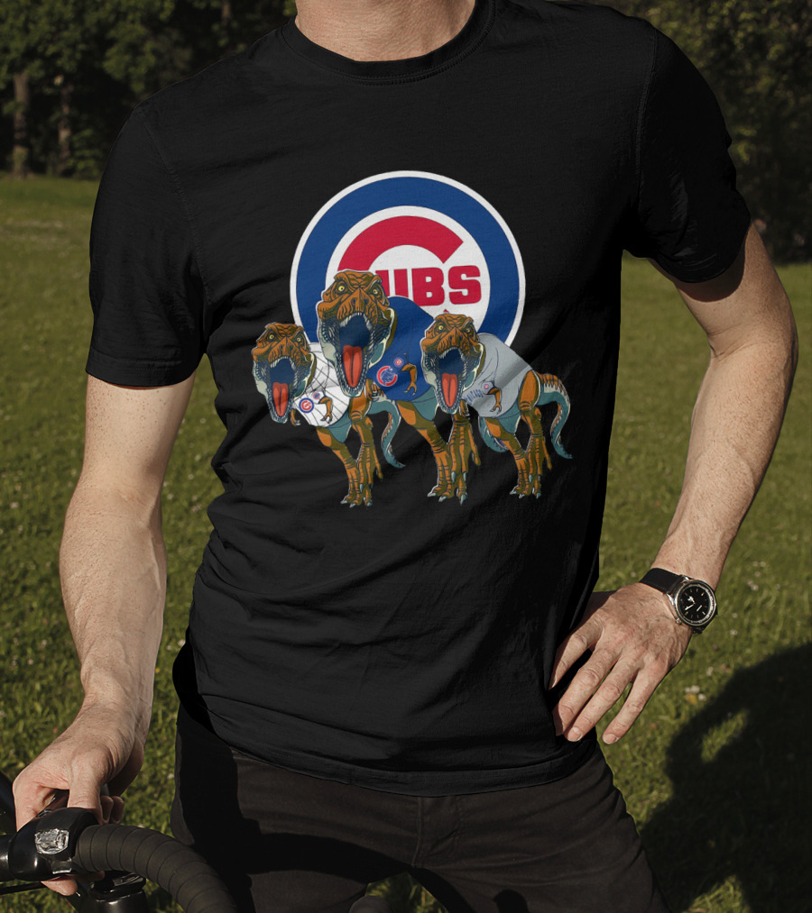Cubs Logo T-Rex Trio T-Shirt