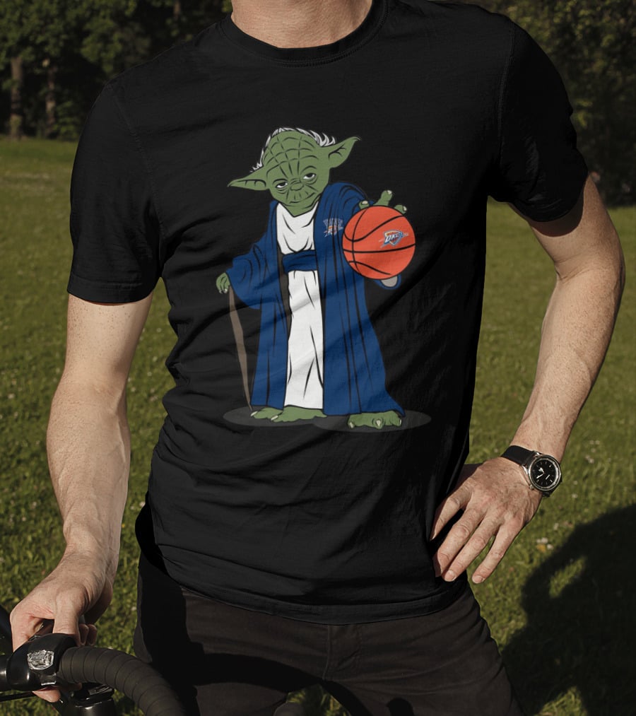 Master Yoda Oklahoma City Thunder Basketball Character T-Shirt