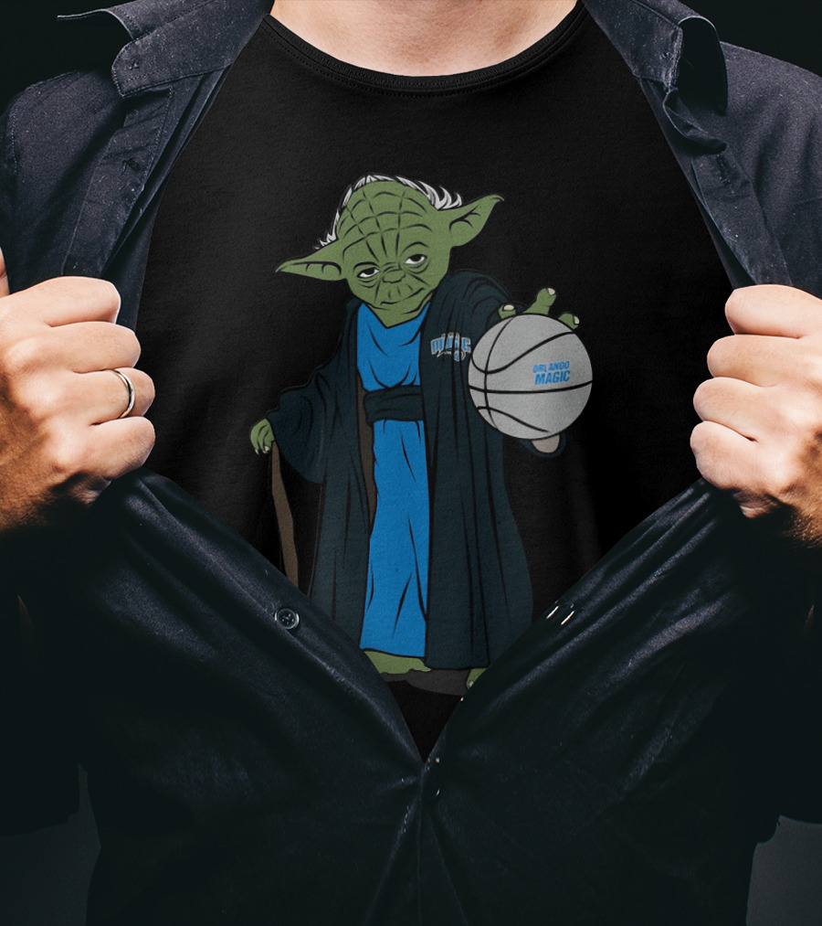 Master Yoda Orlando Magic Basketball T-Shirt
