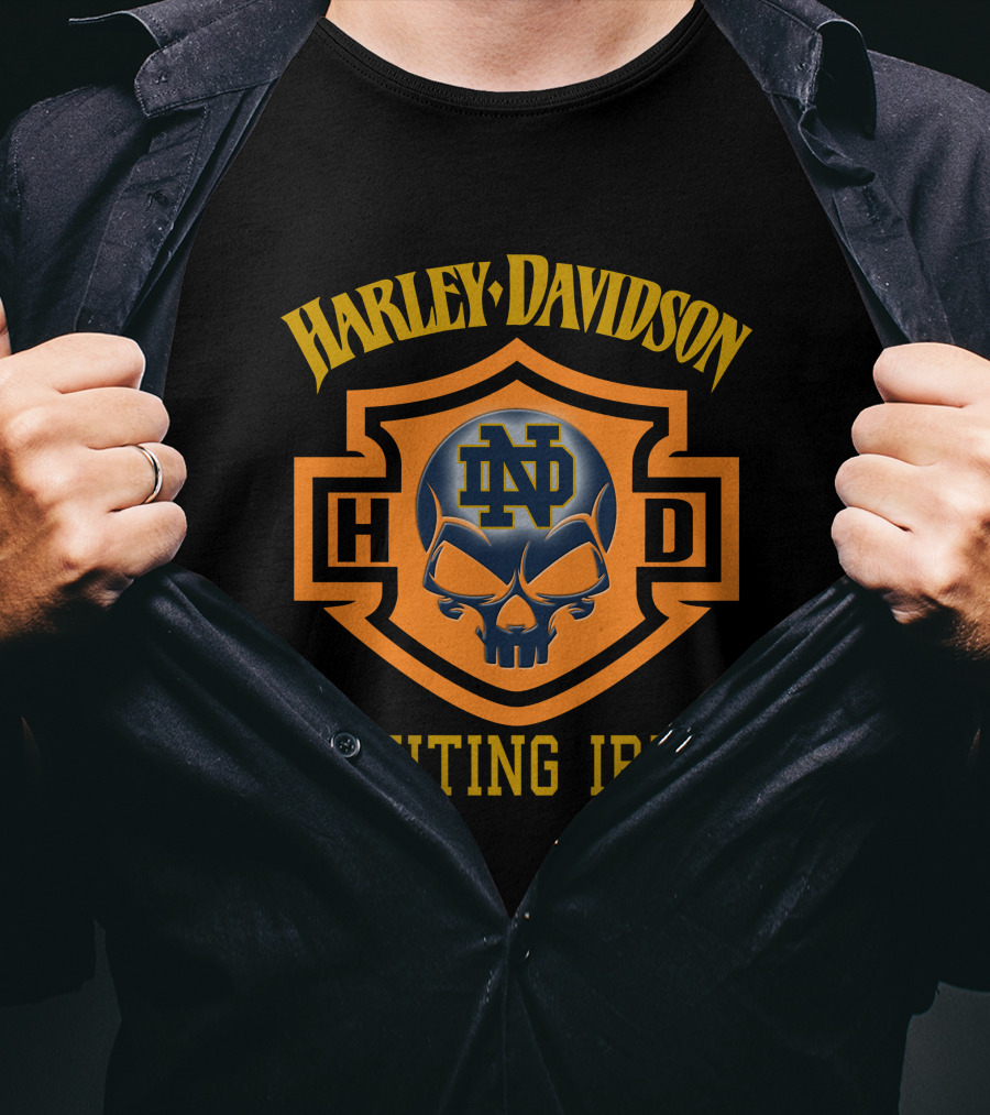 Harley Davidson Nd Fighting Irish 127 T-Shirt