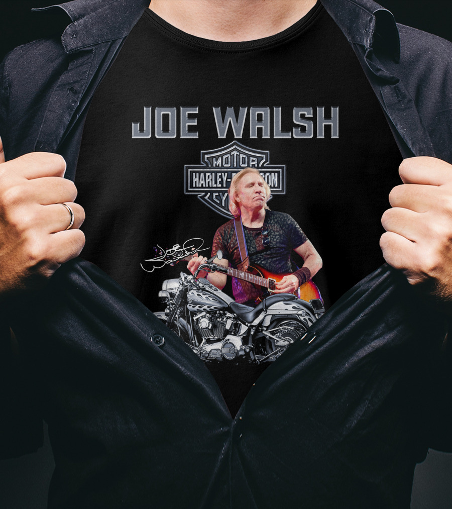 Joe Walsh Harley Davidson Motorcycle Legends T-Shirt