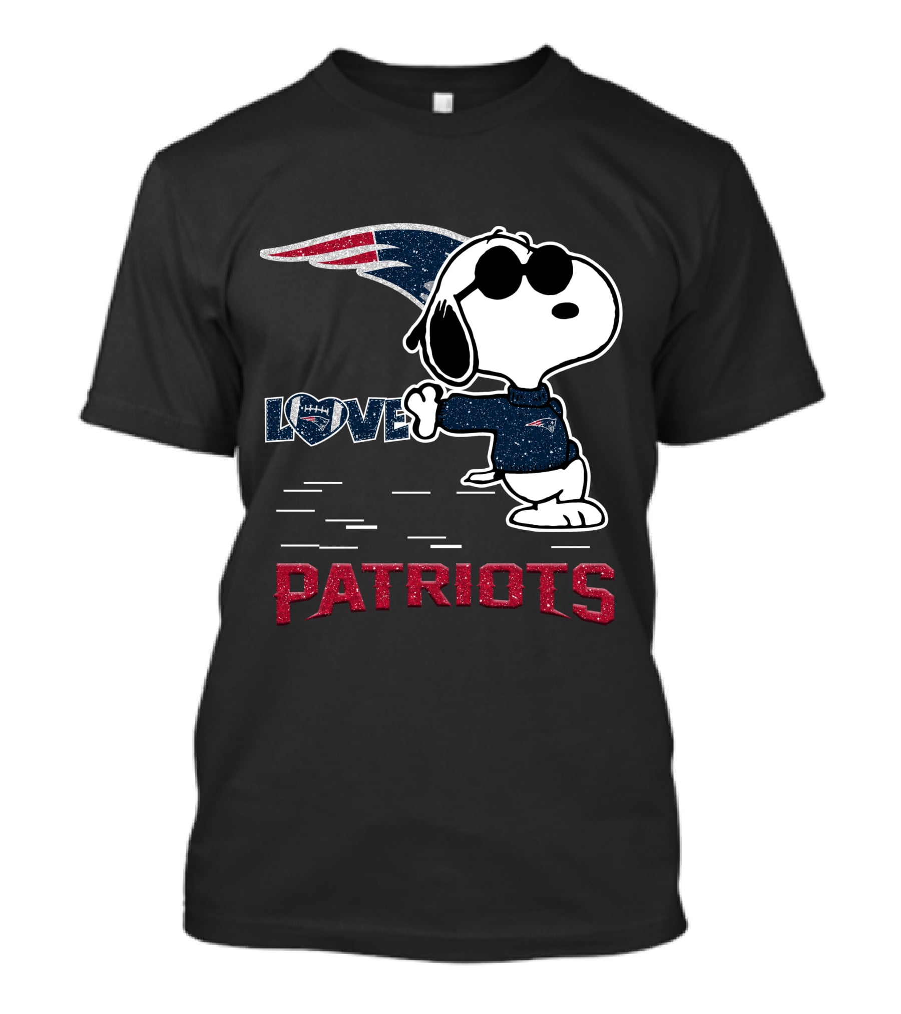 Snoopy Love Patriots New England T-Shirt