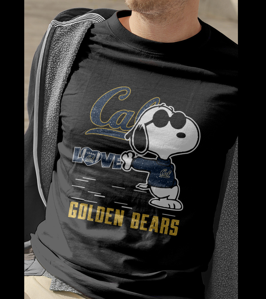Snoopy Loves Cal Golden Bears California T-Shirt