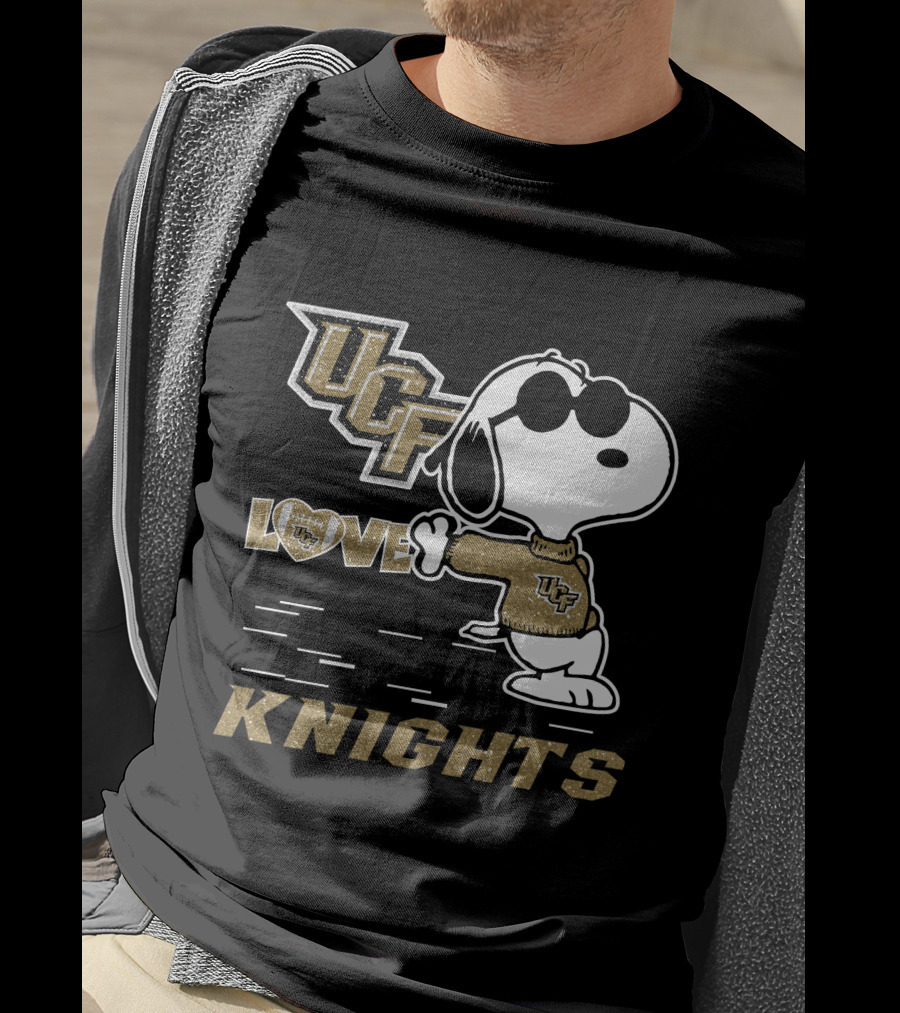 Snoopy UCF Love Knights Football T-Shirt